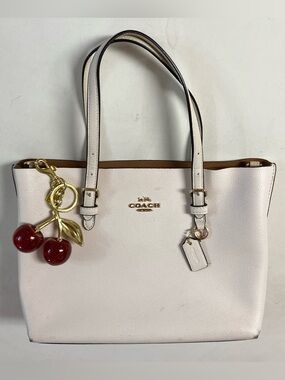 Coach Mollie Tote Bag 25 w/ Cherries